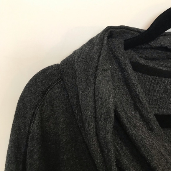 90 Degree by Reflex Charcoal Mock Neck Pullover Thin Sweatshirt Size L - Picture 4 of 7